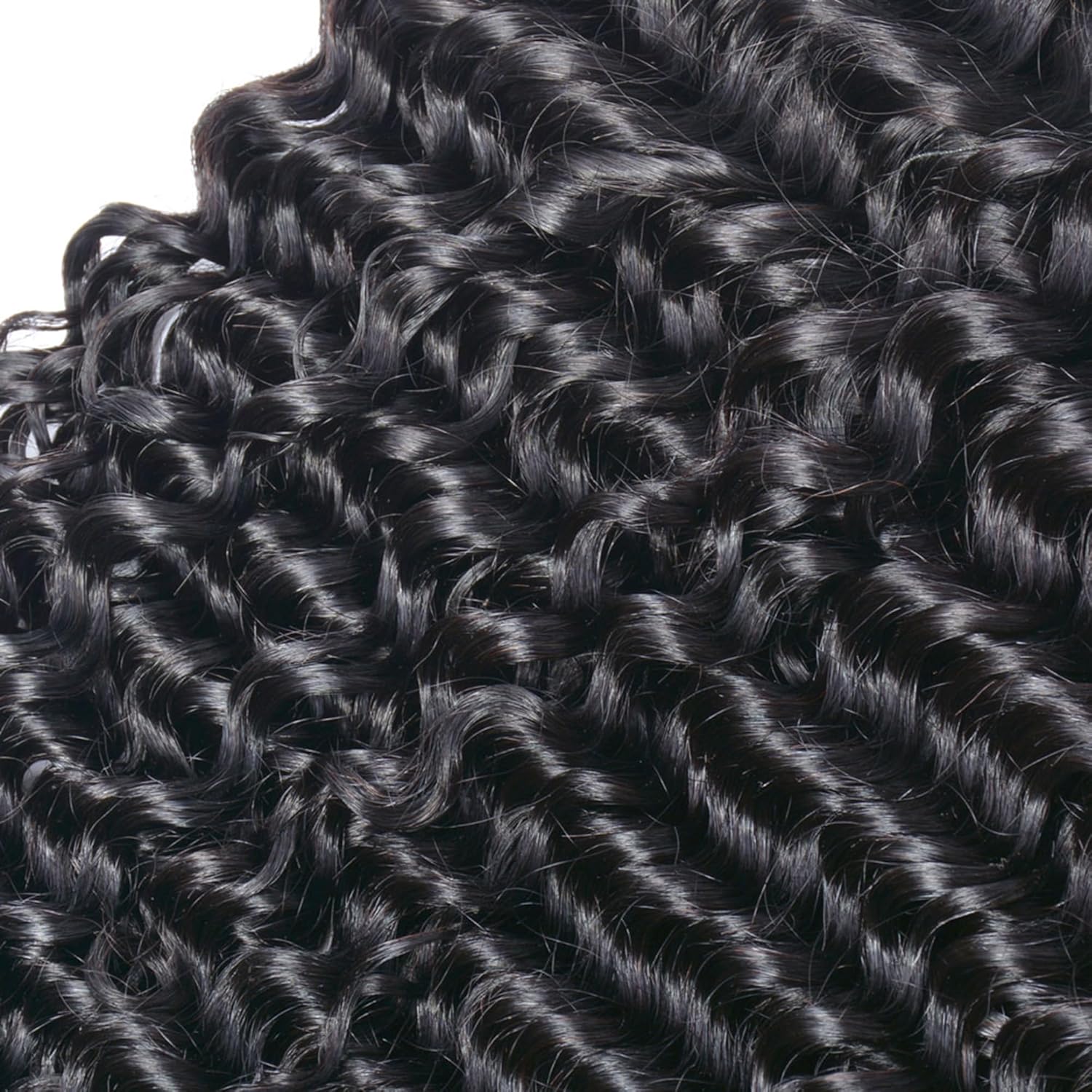 Curly Human Hair Bundles 14 Inch Kinky Curly Bundles Human Hair 12A Brazilian Single Jerry Curly Bundle Quick Weave Extensions for Black Women