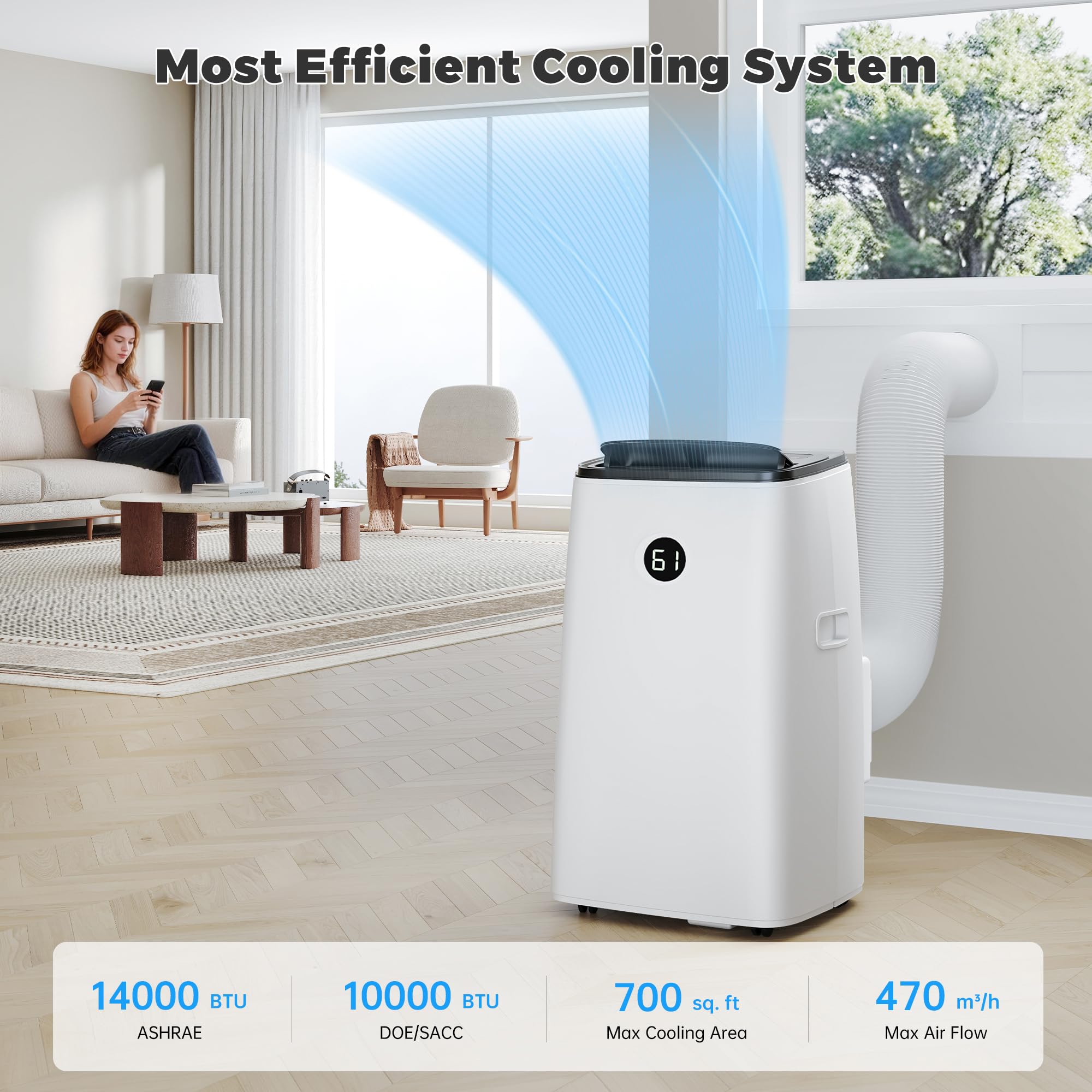 Photo 1 of ***SIMILAR*** Frigidaire 14k Heat/Cool Portable w/Wifi
