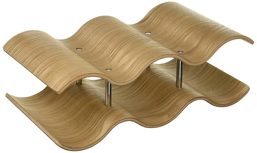 InterDesign ワインラック 5本用（クリア）　4個セット InterDesignワインラック4個セット