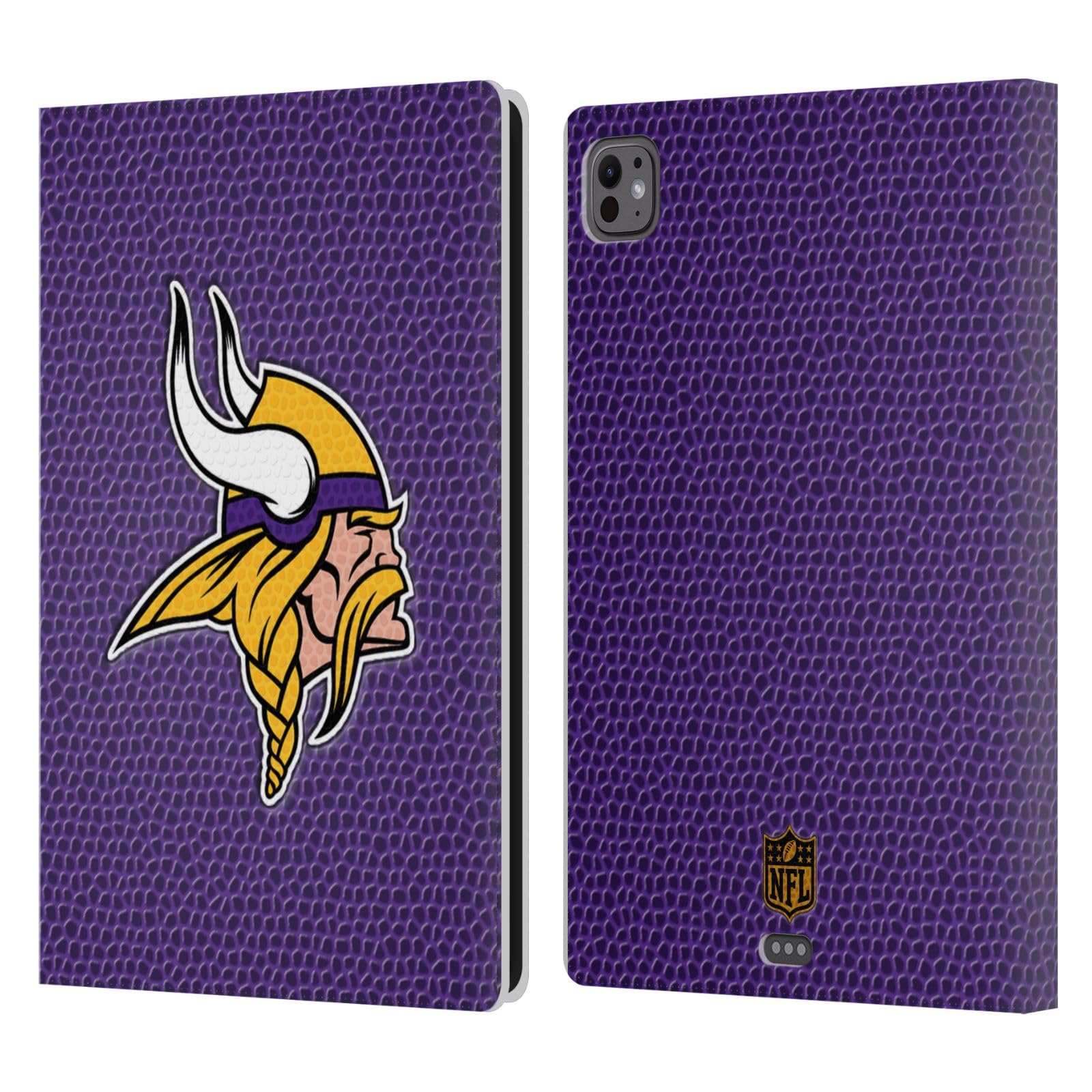 Coque iPad Pro 11 M4 NFL Vikings Finition Cuir Premium Robuste - 7
