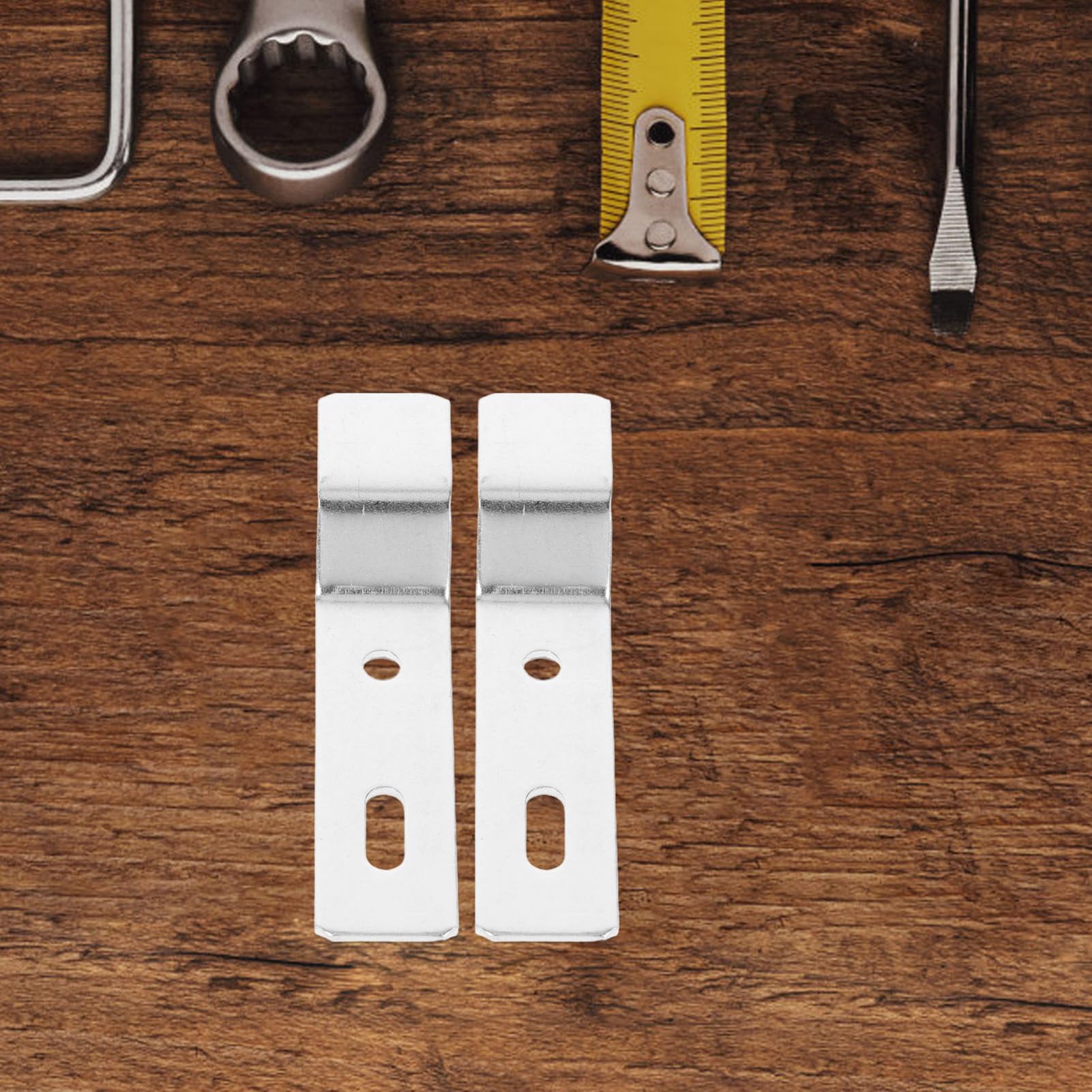 Mikikit 2pcs Urinals Wall Mount Bracket Stand Hook, Expansion Screw Hook Accessories for Men Urinal Washout