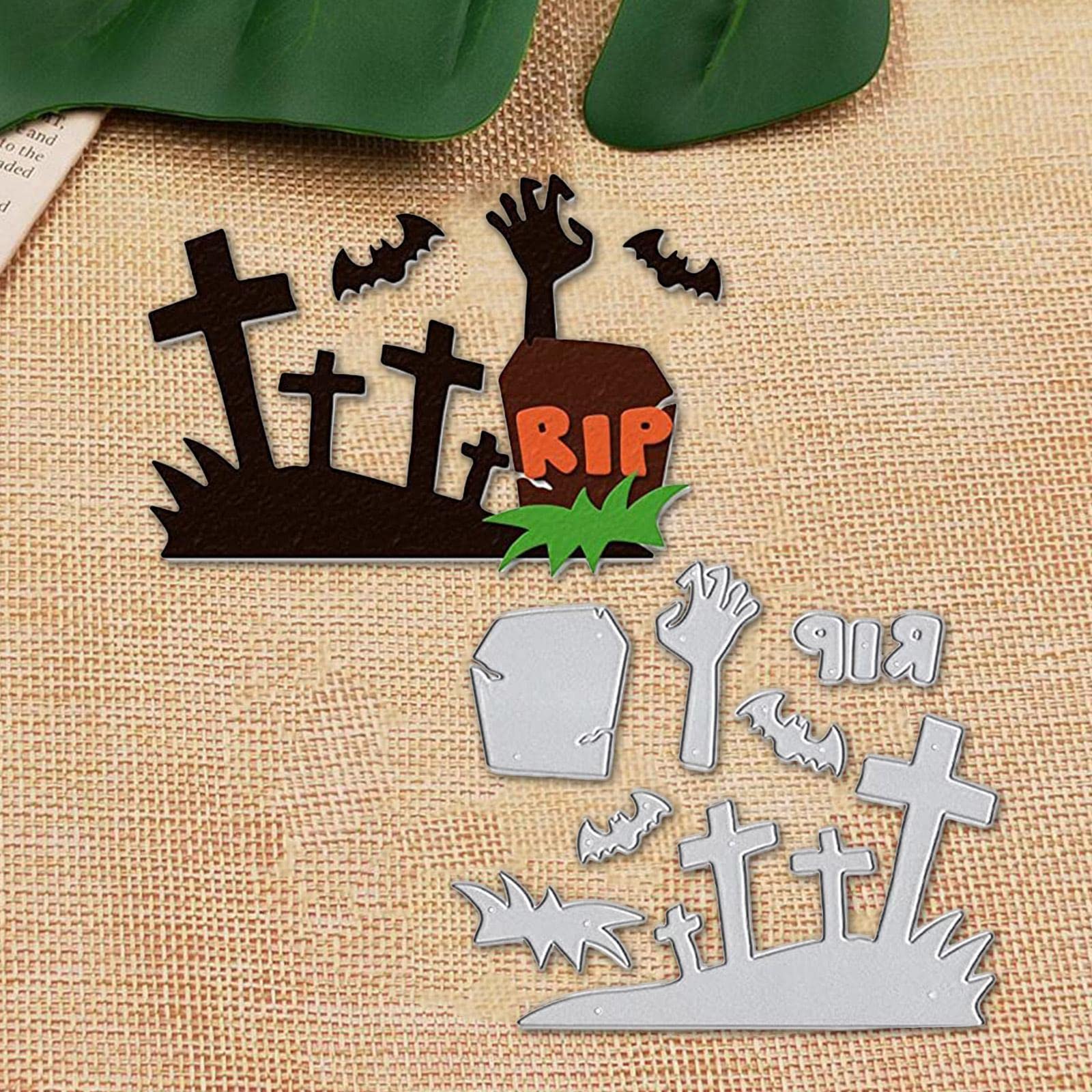 Troqueles De Corte De Metal Para Manualidades De Halloween W