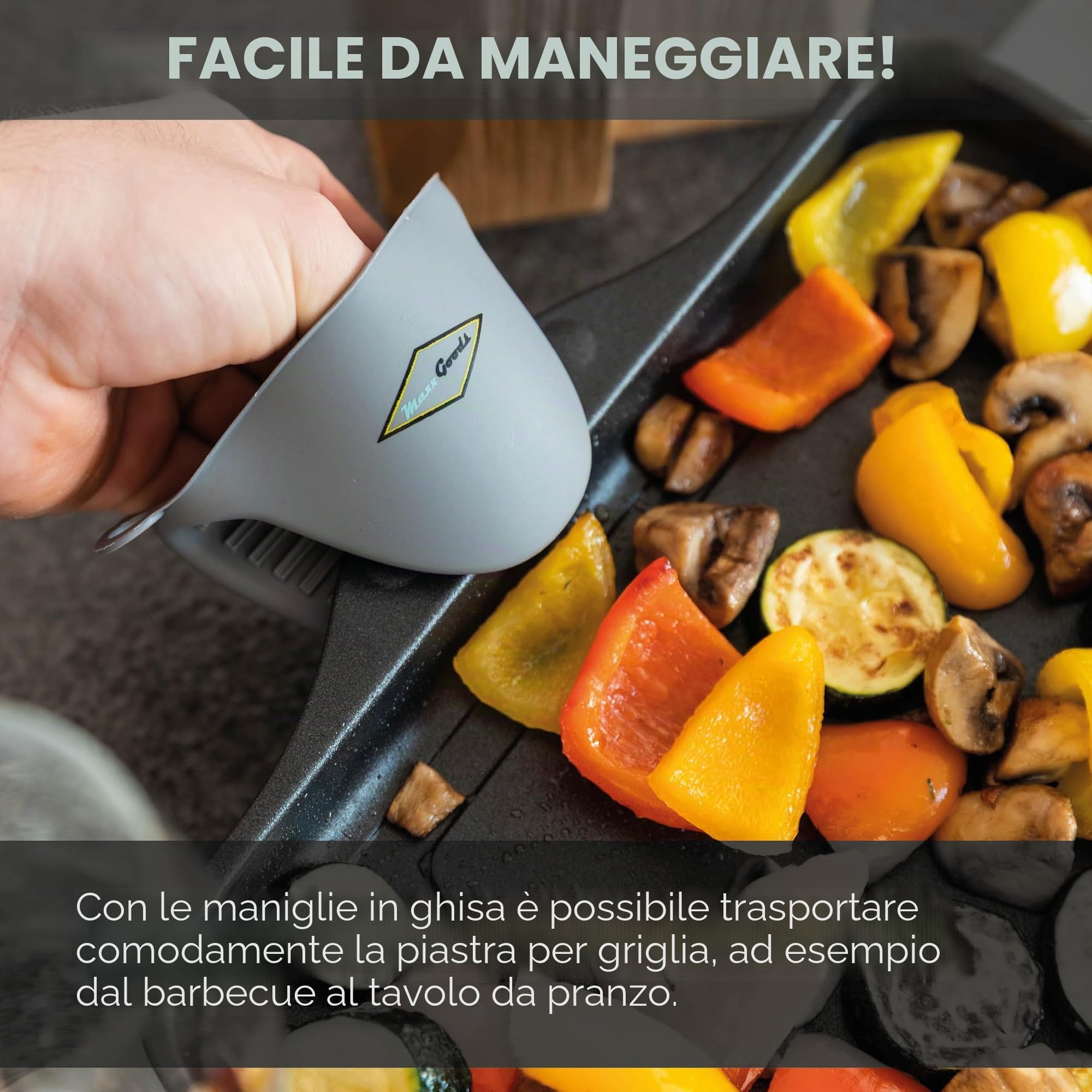 Piastre grill a induzione MaxxGoods Eurolux (Teppanyaki)