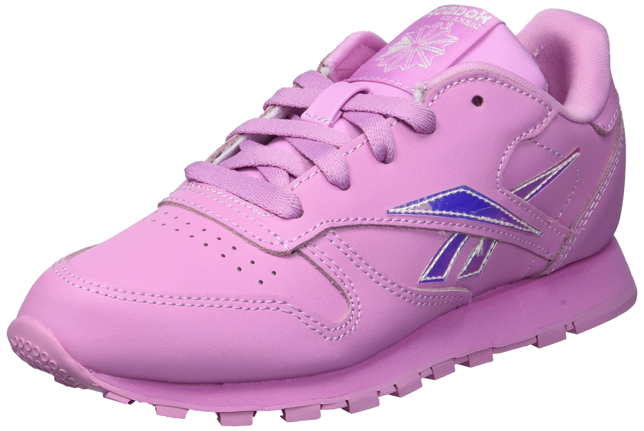Reebok Baby Girls Classic Leather Sneaker, Jasmine Pink, 8.5 Infant