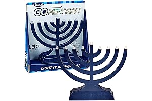 Rite Lite Go Mini Metallic Dark Blue Electric Menorah
