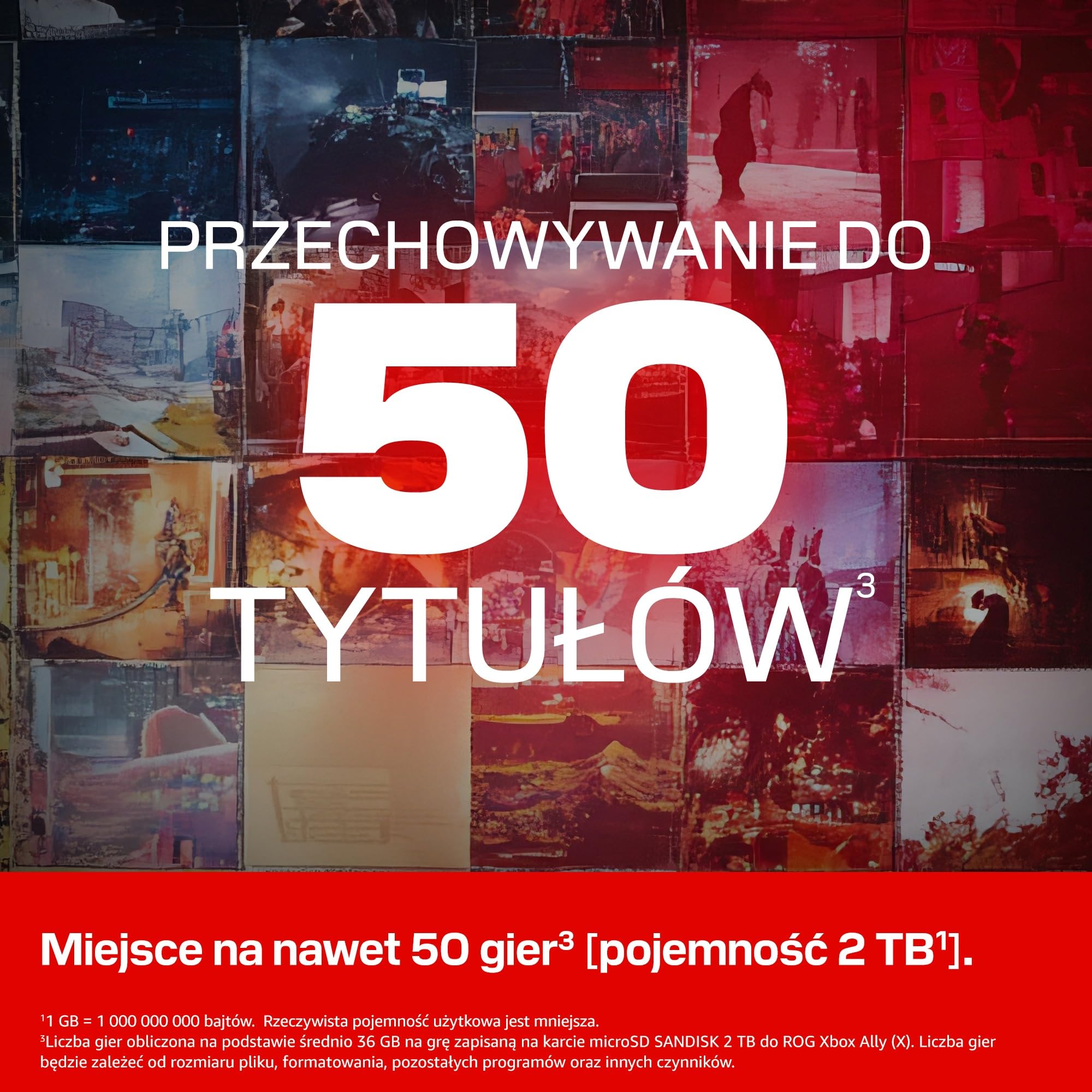 SANDISK Karta microSD do konsoli ROG Xbox Ally (X) 512 GB, oficjalna licencja Xbox (prędkości odczytu do 200 MB/s2, prędkości zapisu do 140 MB/s)