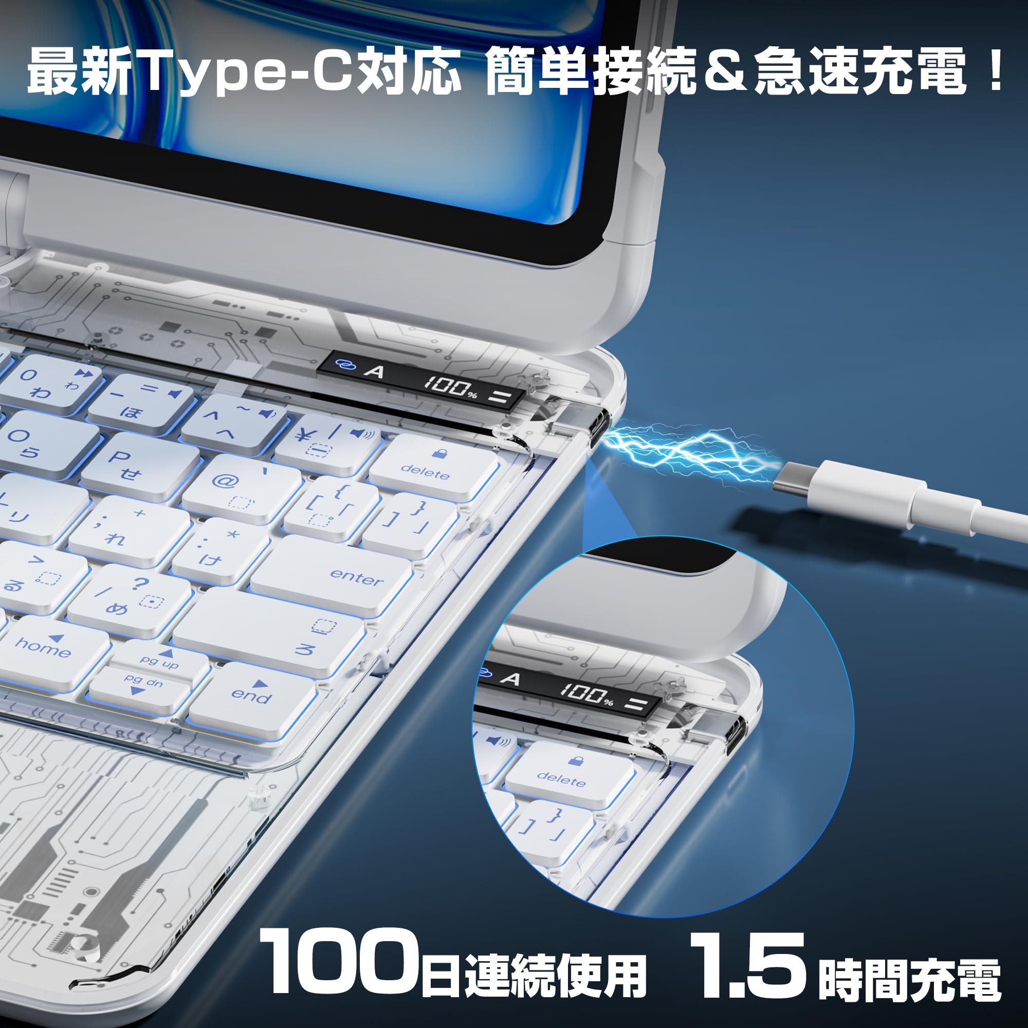 Amazon.co.jp: iFacemall ipad キーボード付きケース Pro 11インチ 第4