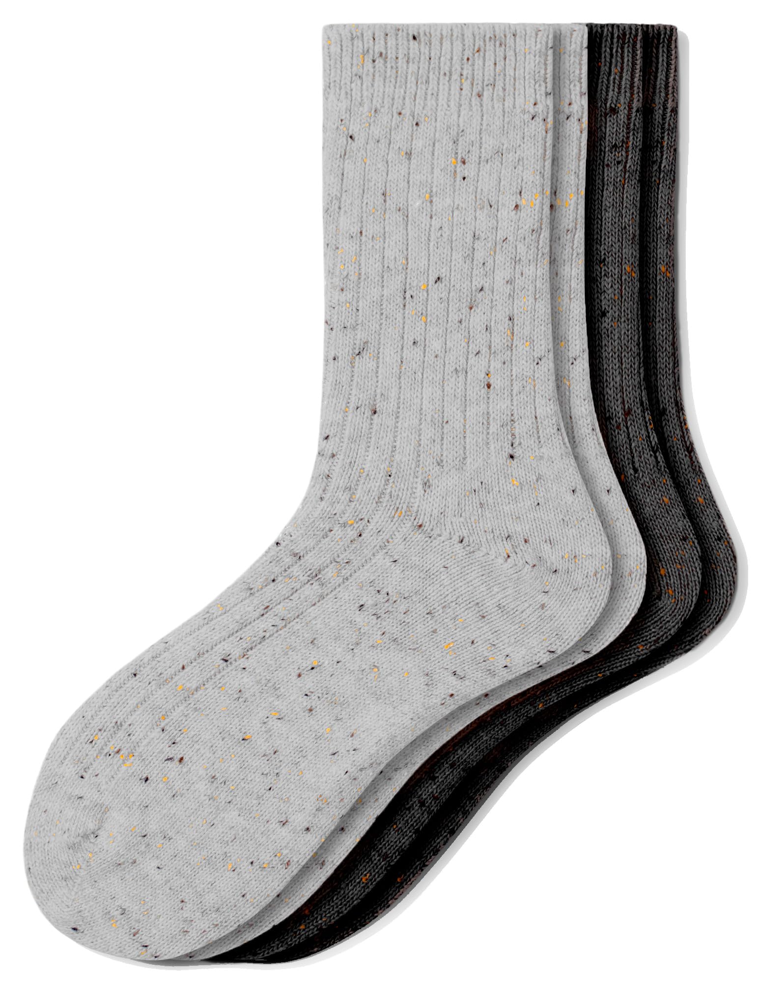 HUE womens Crew Length Boot Socks, 2 Pair Pack
