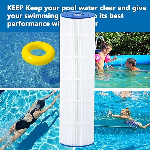 Miniatura 7 de Filtro de piscina compatible con Hayward CX880XRE, Pleatco PA106-PAK4, Unicel C-7488, Filbur FC-1226, FC-6430, filtros fáciles de instalar y limpiar