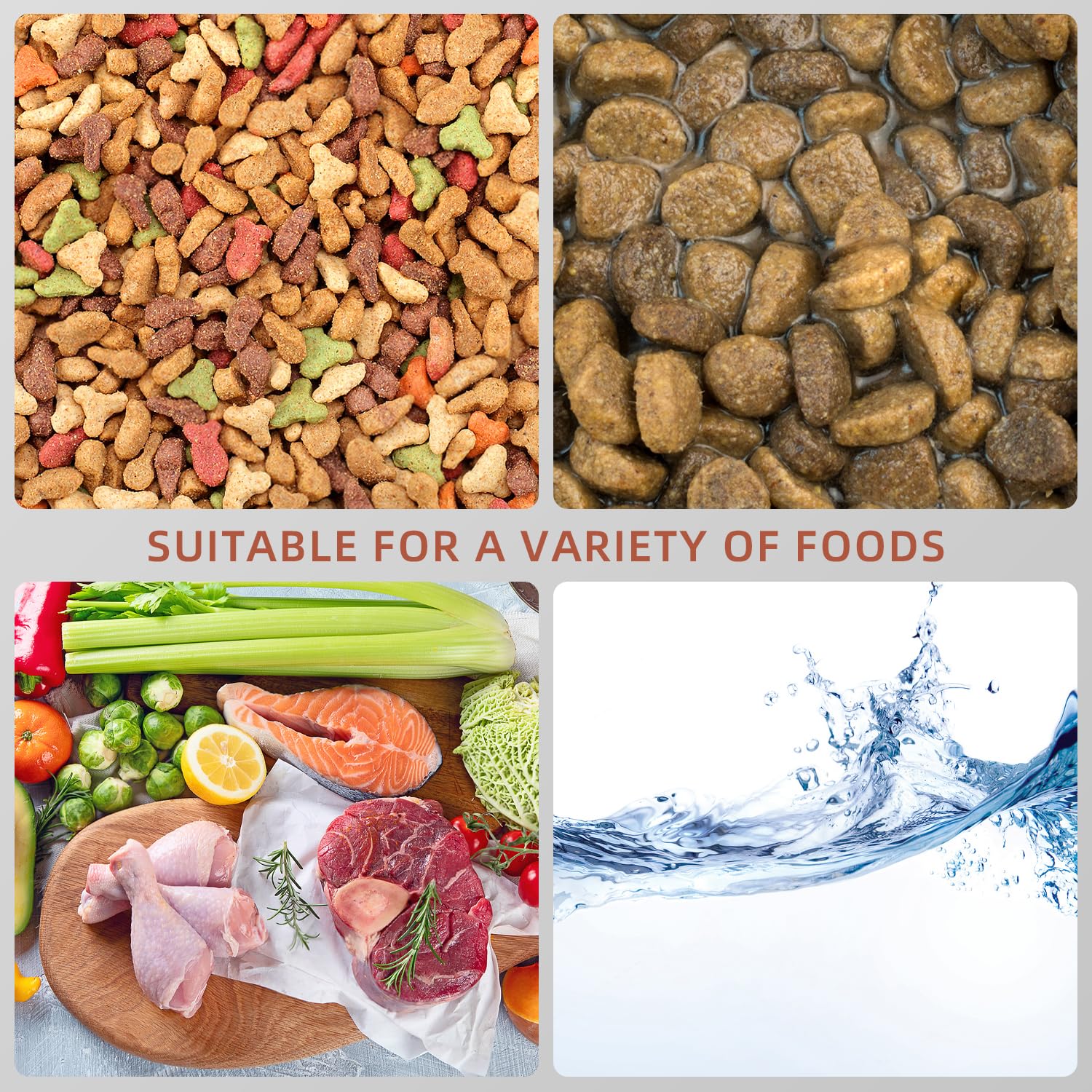 Ciotola per Cani in Granito, Granito, L | Ciotola Naturale Resistente per Animali Domestici, Ciotola Antiscivolo per Cibo e Acqua per Gatti, Ciotola in Pietra