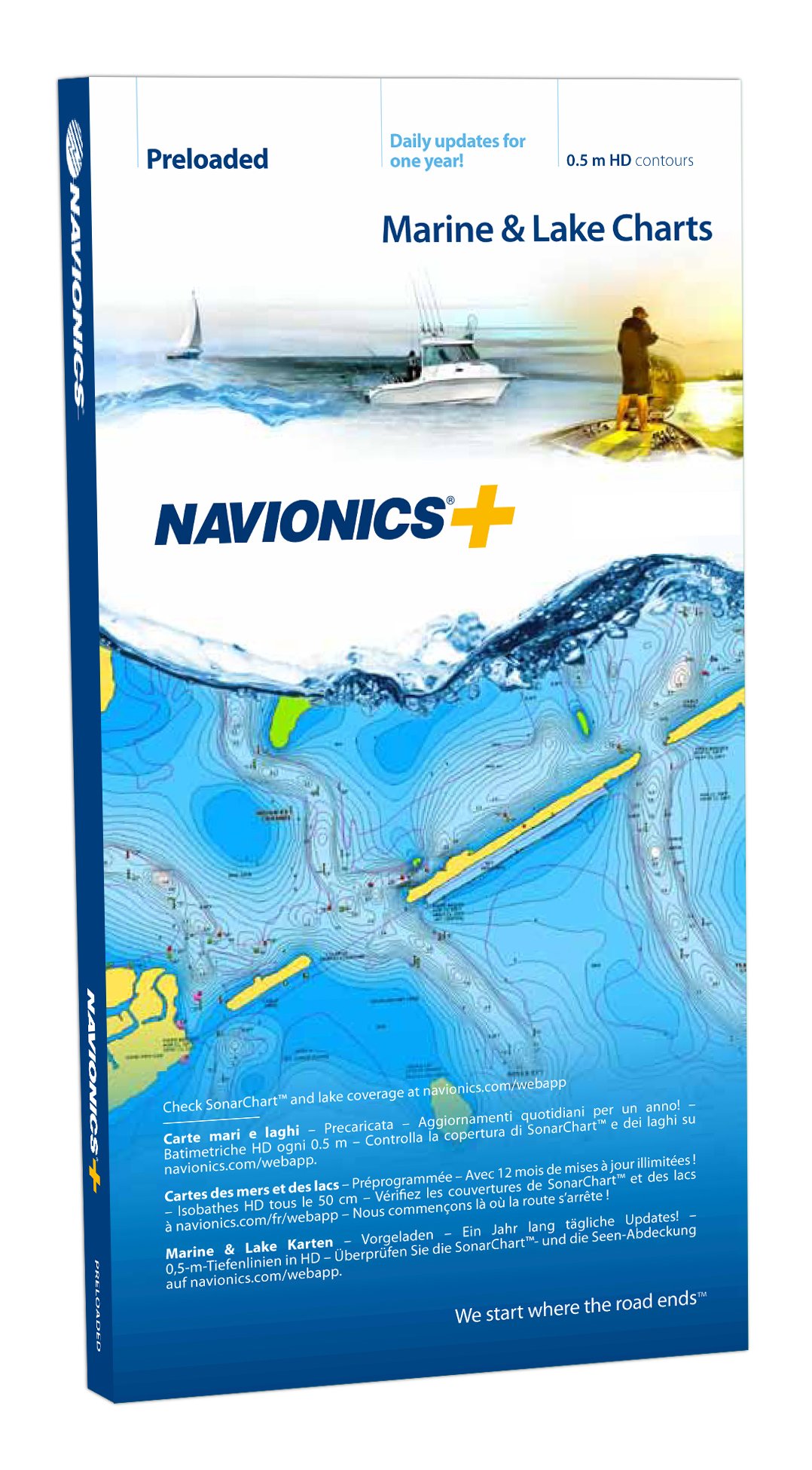 Navionics Plus 43XG Mediterranean & Black Sea Marine & Lake Charts SD/MSD