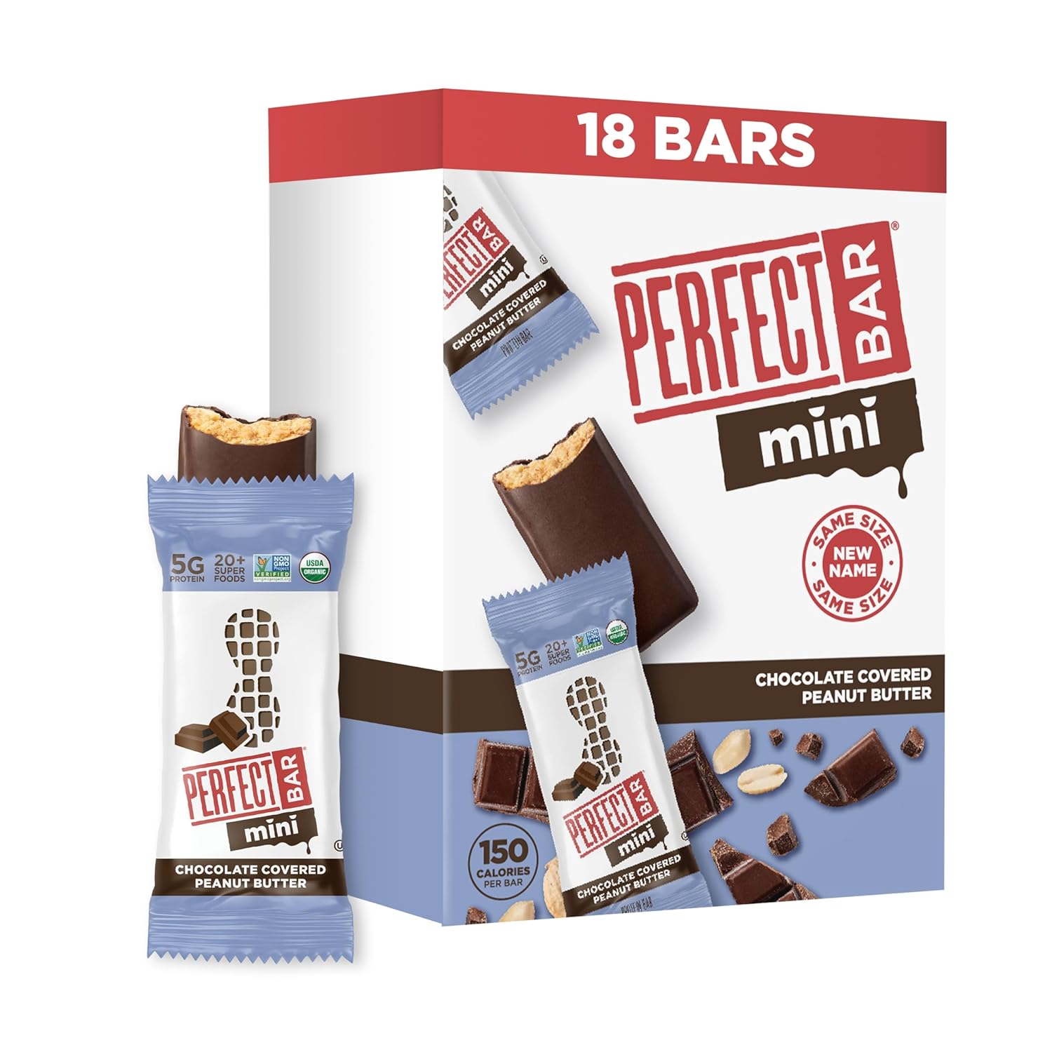 Perfect Bar Mini, Chocolate Covered Peanut Butter Protein