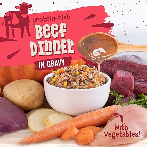 Miniatura 3 de Earthborn Holistic RanchHouse Stew - Comida húmeda para gatos sin cereales, lata de 5.5 onzas