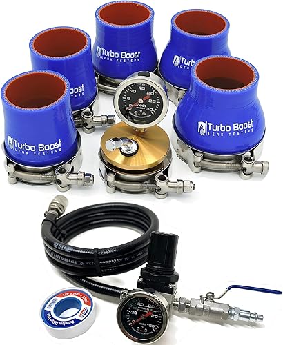 Miniatura 1 de Shop Kit Boost - Probador de fugas de 2" a 3" y 5 pies de extensión con regulador de 150 PSI y válvula de cierre