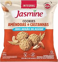 Jasmine Cookies de Amêndoas e Castanhas Integral Zero Açúcar 150g