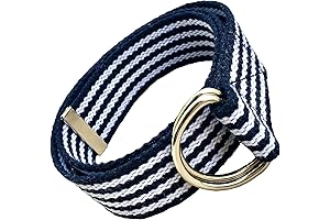 Vibrant Striped Cotton Belt: Express Your Style