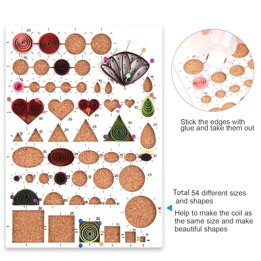 ペーパークイリング　専用ページ Amazon.co.jp: Yosoo ペーパークイリング 960枚 3mm 18セット