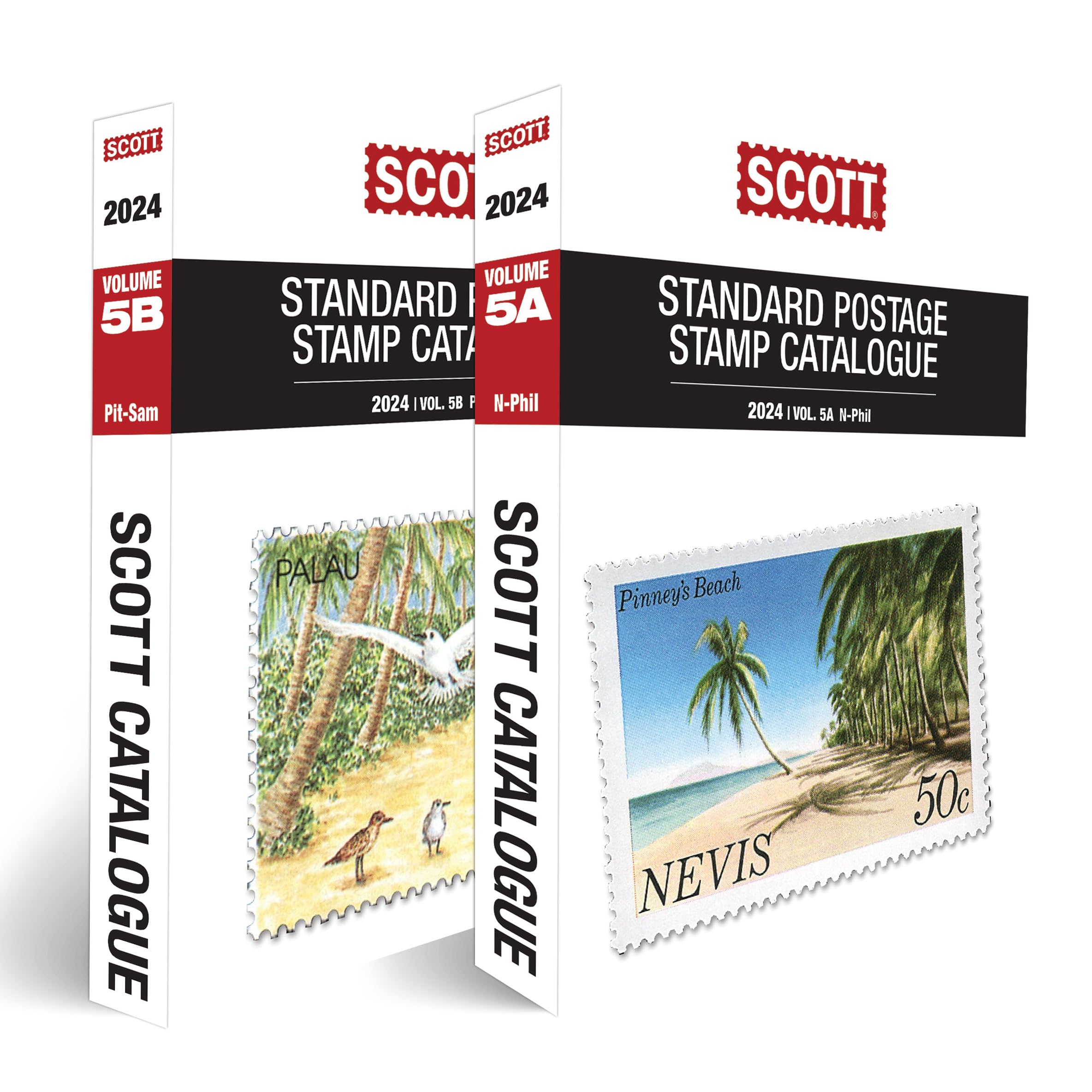 Scott Stamp Postage Catalogue 2024 Countries NSam (5) (Scott Standard