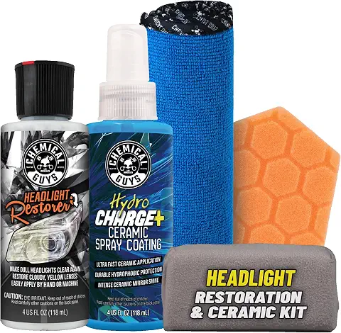 Chemical Guys headlight restoration ceramic coating kit HydroCharge UV protection long lasting