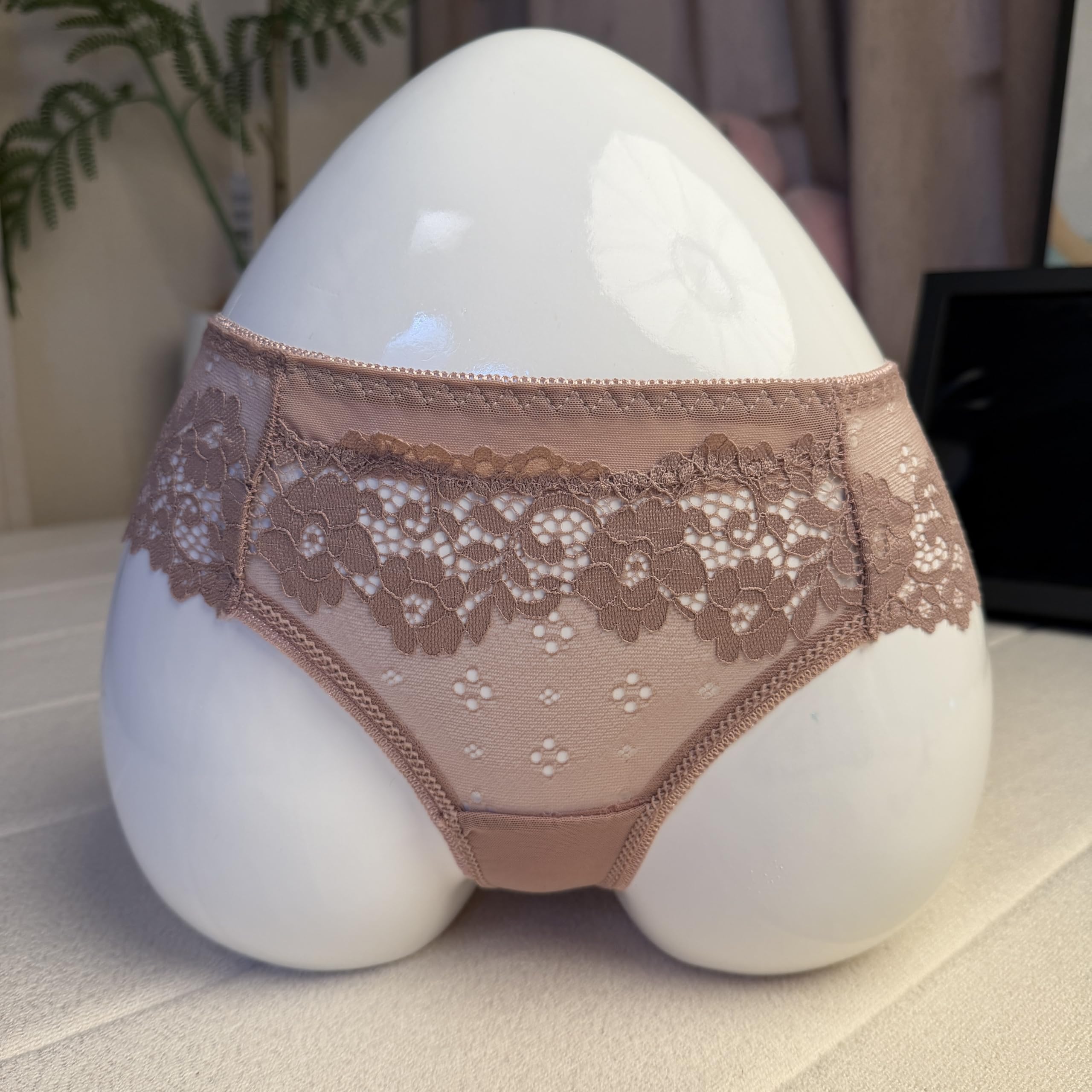 Damen-Slip, dehnbar, Spitze, Baumwolle, Schritt, Tangas, Slips, Damen, sexy Schlüpfer, Netz-Höschen, Übergröße, Unterwäsche, Low-Rise-Tangas, G-String, weicher Hipster, atmungsaktiv, durchsichtiger