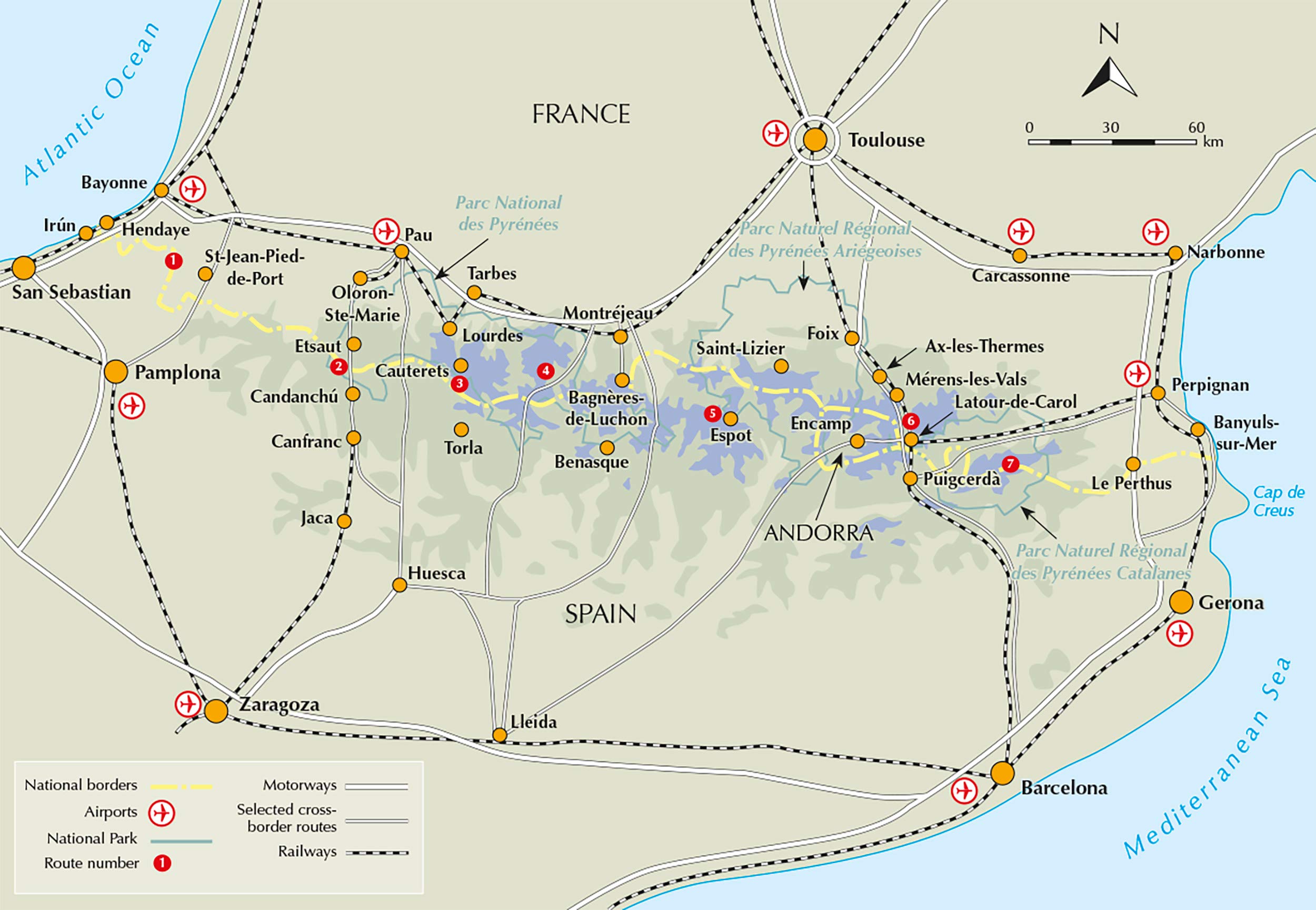 Shorter Treks in the Pyrenees: 7 great one and two week circular treks (Cicerone Trekking Guides) [Idioma Inglés]