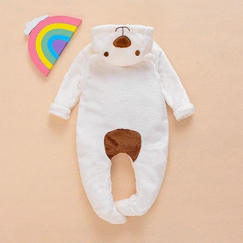 Miniatura 3 de Mameluco de forro polar para bebé recién nacido, mameluco de una pieza, pijama para bebés niños y niñas