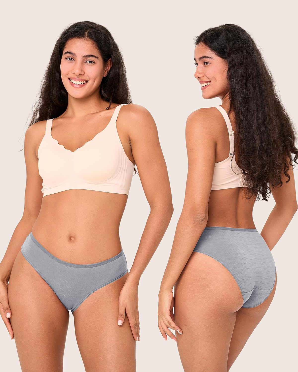 BAMBOO COOL Womens Underwear Breathable Mesh Moisture-Wicking Briefs, Soft & Lightweight Panties - Image 2