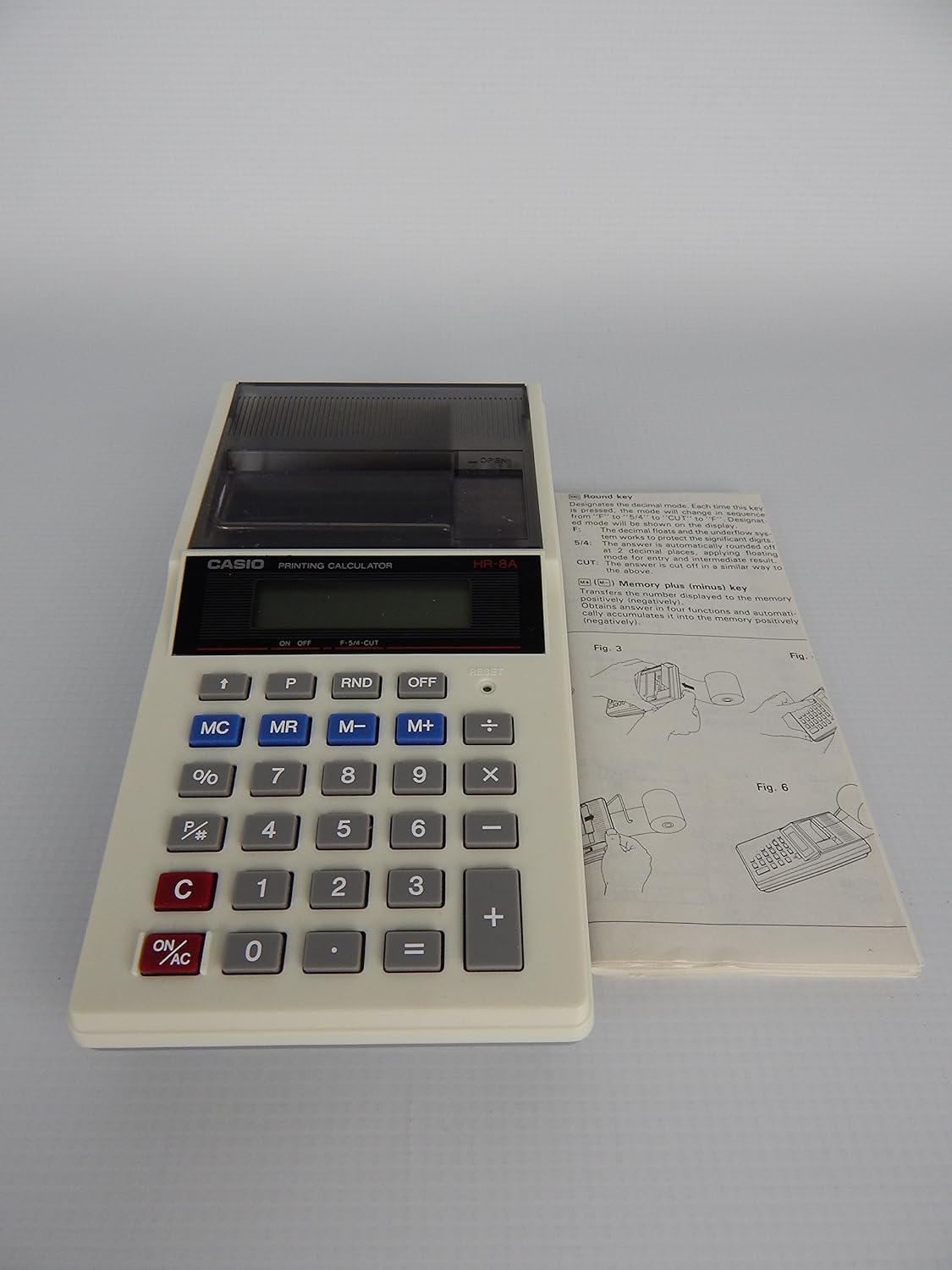 Casio HR8L Handheld Printing Calculator Calculator