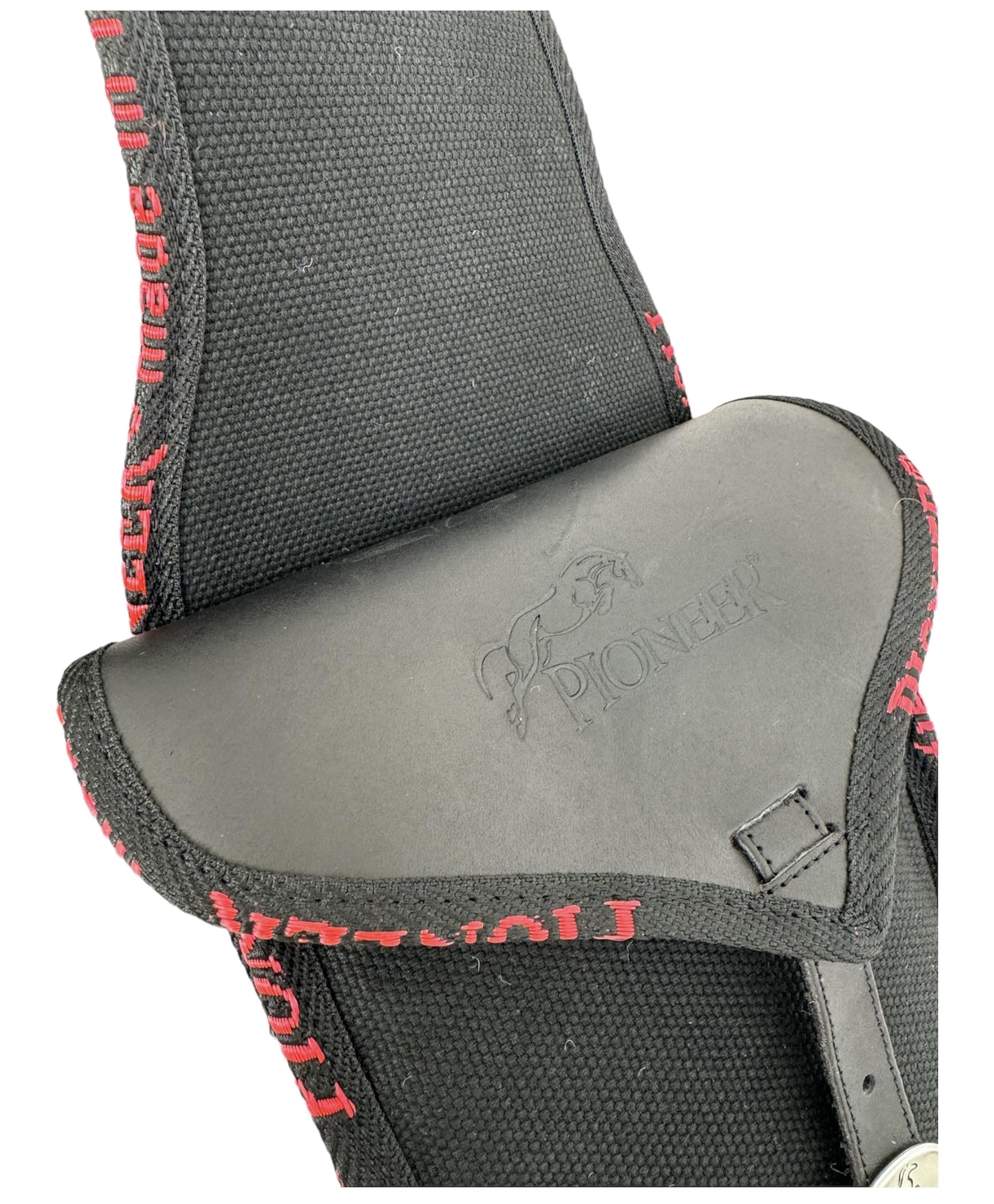 PIONEER Bisacce Cavallo - Borsa da Sella in Cuoio per Equitazione - Ideali per Trekking e Gite a Cavallo - Design Anteriore Western - Resistente e Confortevole