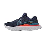 Nike Men's React Infinity Run Flyknit 3 Running Shoes, Pure Platinum/Racer Blue, 12 M US