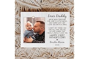Personalized Best Dad Ever Picture Frame: Capture Cherished Moments