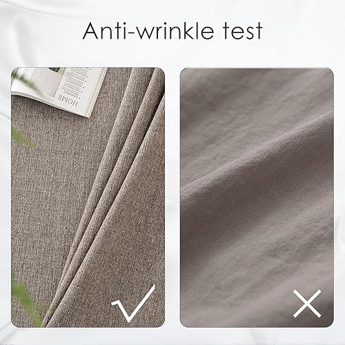 Miniatura 4 de Balcony & Falcon - Mantel rectangular de peso pesado clásico, lavable, antiarrugas y resistente al agua