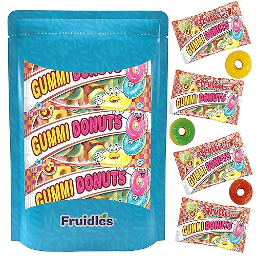 Gummies Donuts - Paquete de 8 gomitas suaves y masticables