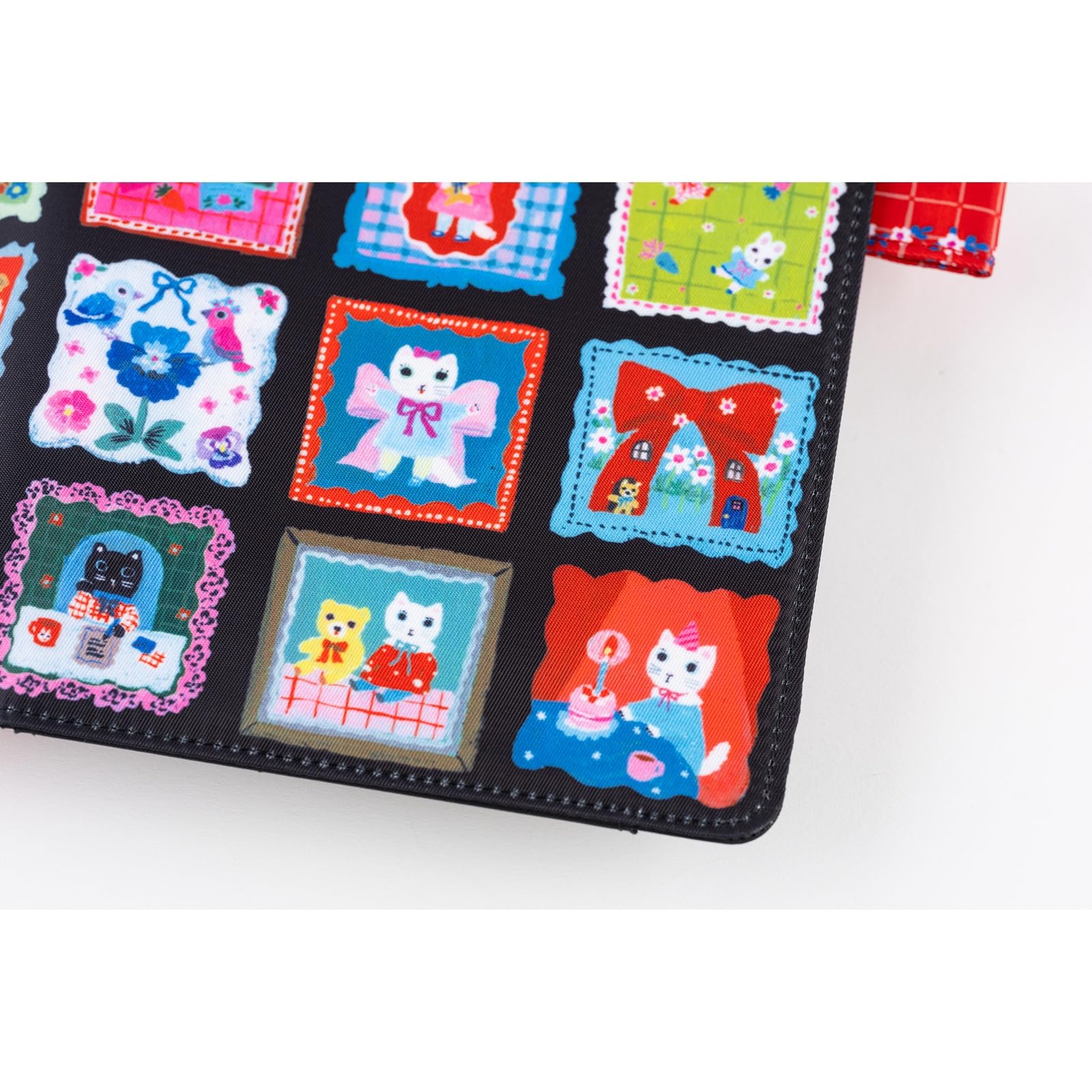 Cubierta del planificador Hobonichi Techo A5 – Yumi Kitagishi: La vida diaria del gato blanco (Tamaño primo, solo cubierta)