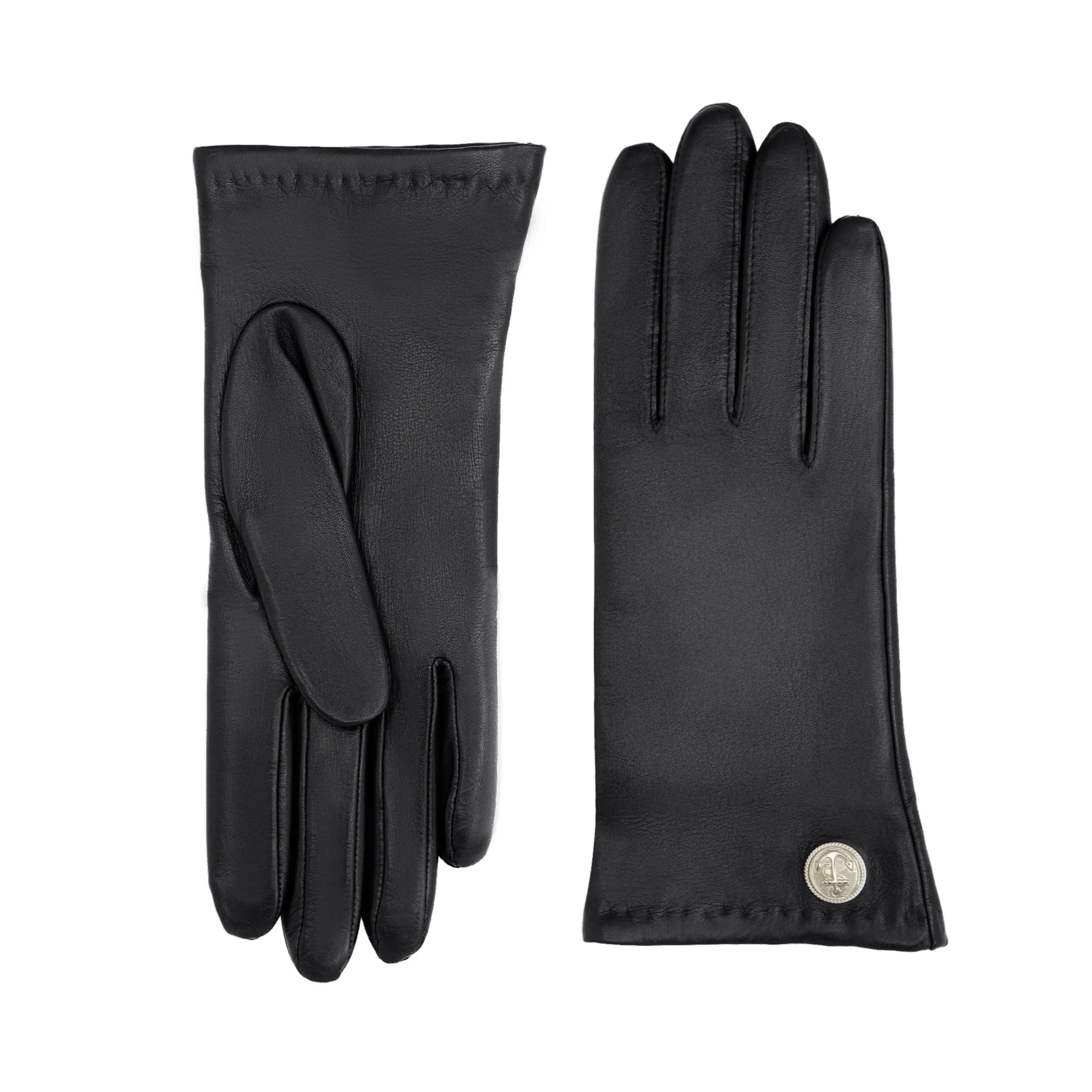 GLOVE STORY Guanti in Pelle di Agnello per Donna con Fodera 100% Cashmere - Guanti Premium in Materiale Elegante, Morbido e Confortevole - Guanti Invernali Caldi per Donna Fatti a Mano