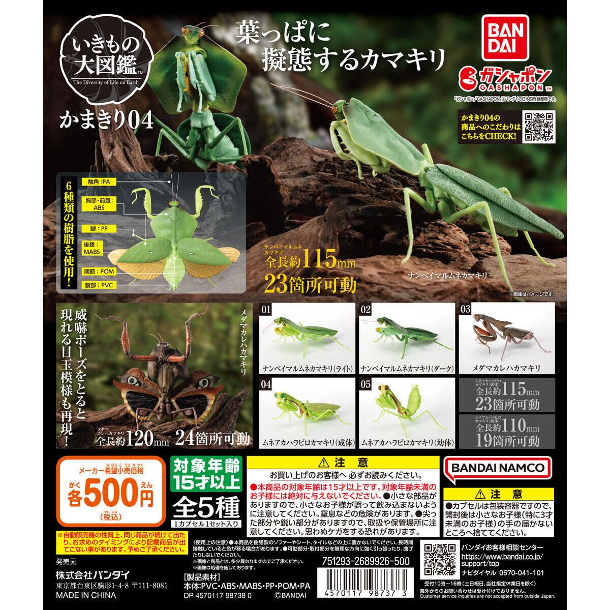 カマキリパパ【4年 理科上1-19、下1-18、社会上1-6、9-19】 カマキリパパ【4年 理科上1-19、下1-18、社会上1-6、9-