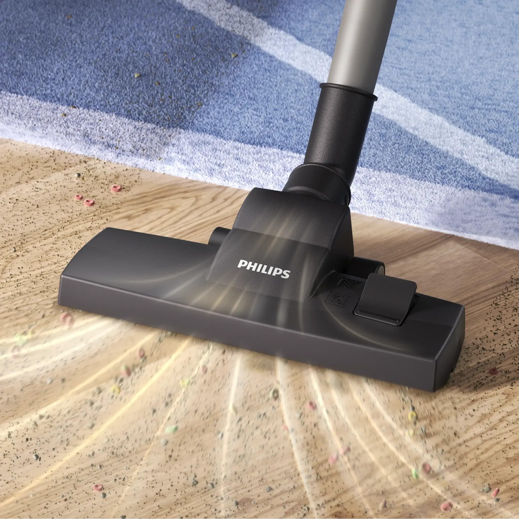 PHILIPS XD1142/10 2000 Bagged Vacuum Cleaner, 750 W, filtr HEPA, niebieski/czarny