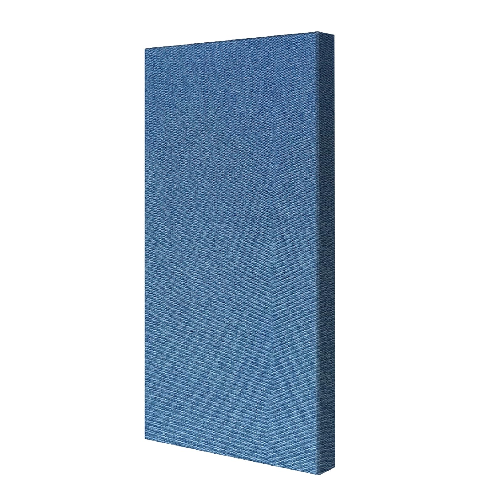 Acoustic Wall Panel 1 Pack, 24x48x2 Inches Fiberglass Sound Absorbing Panels, Thick Fabric Wrapped Sound Proof Panels (Navy)
