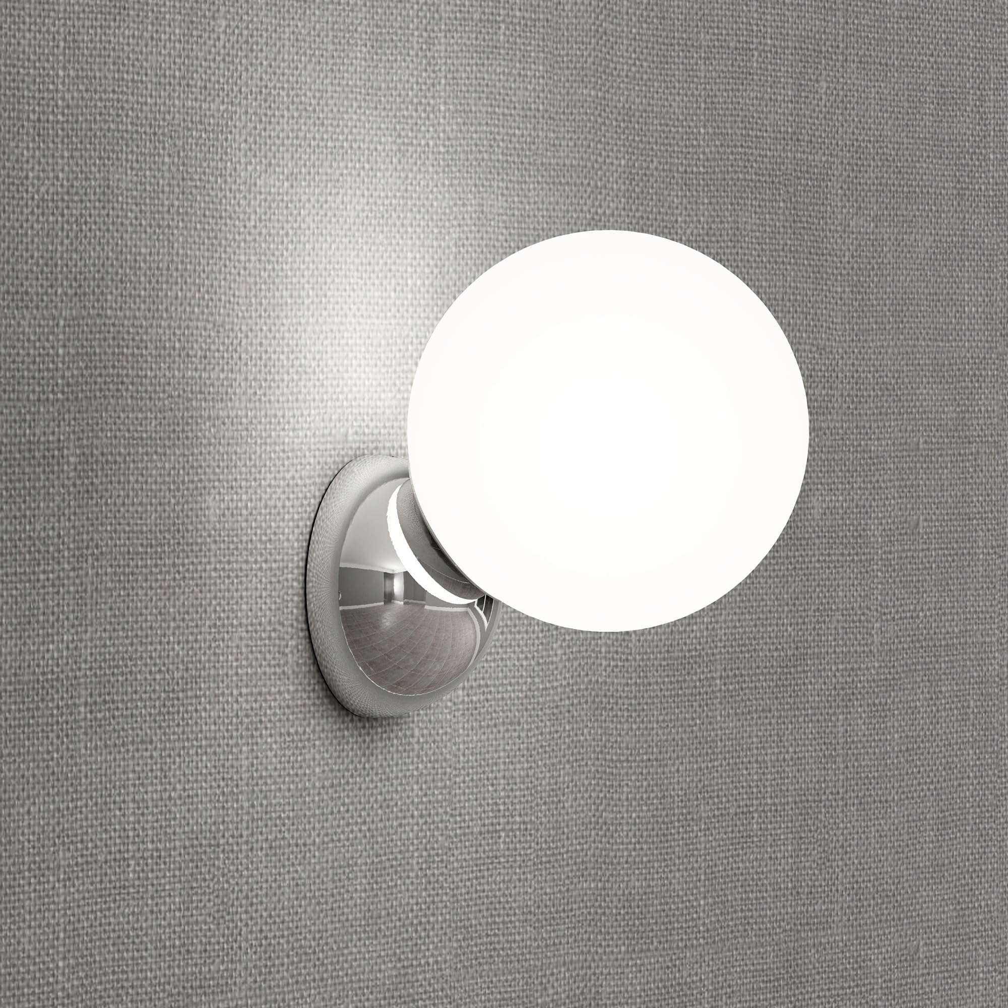 Sulion - Aplique VOLGA - Iluminación Aplique Lámpara Metal Cromo Mate - Estilo Minimalista y Moderno - 1x Bombilla Casquillo G9 - IP44 Apto para Baños