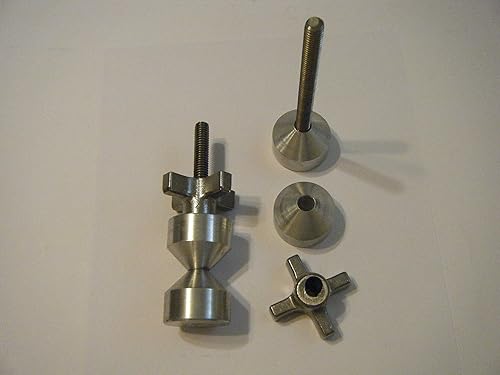 Miniatura 2 de Davis Pasadores de aluminio de dos agujeros de 1 1/2 pulgadas con perillas rápidas