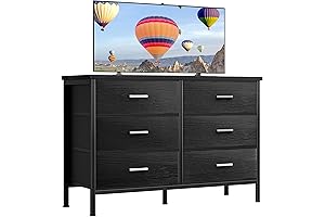 BOLUO Black Dresser for Womens Bedroom: A Sleek and Spacious Storage Solution
