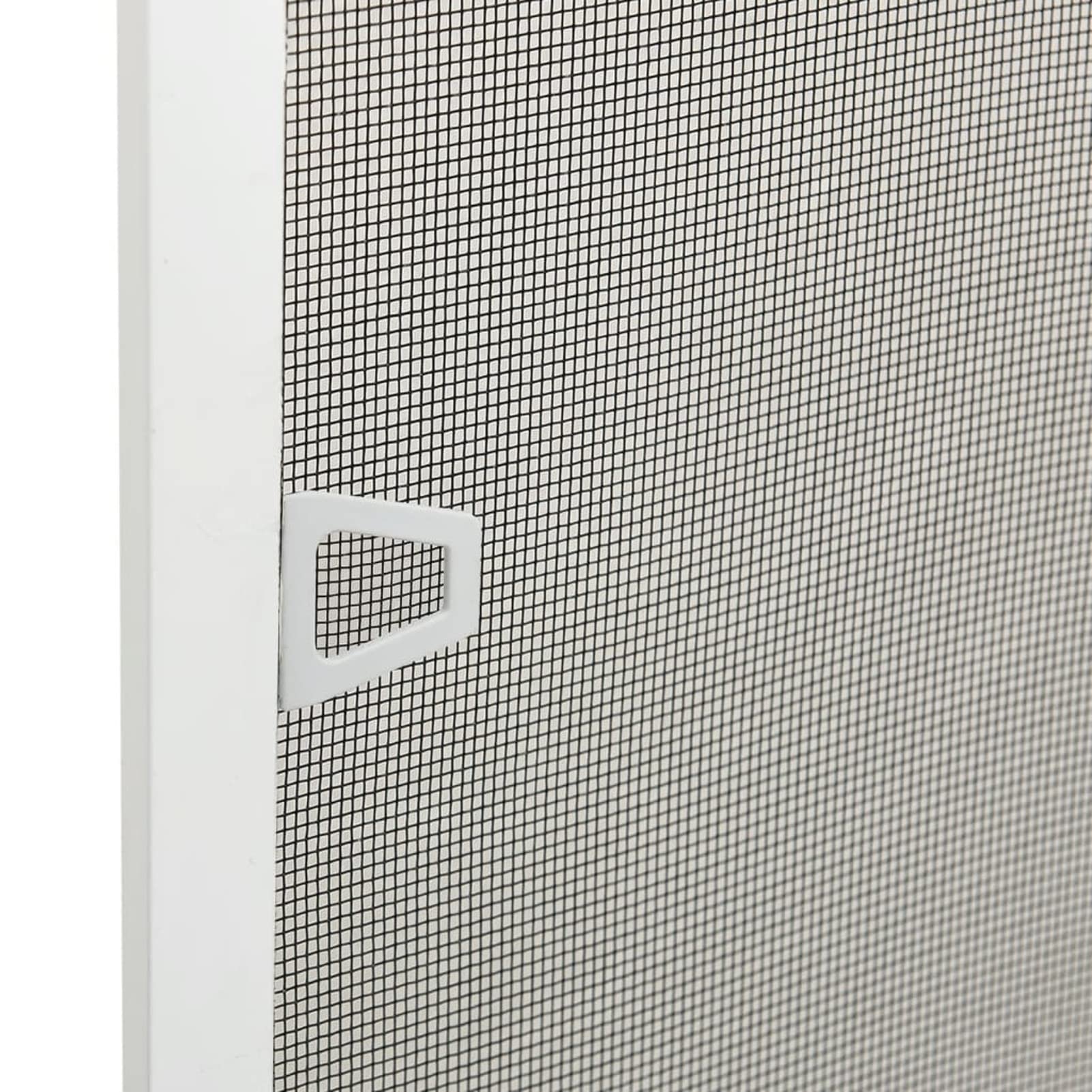 Insektenschutz für Fenster, Fliegengitter Fenster, Fliegenschutz Fenster, Pollenschutzgitter Fenster, Insektengitter Fenster, Insektennetz, Fensternetz, Weiß 90x120 cm