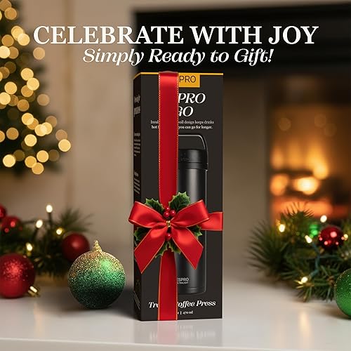 Miniatura 10 de ESPRO P0 Ultralight French Press Coffee Maker for Travel, Vacuum Insulated Stainless Steel, 16 Ounces, Matte Meteorite Black Meteorito negro mate