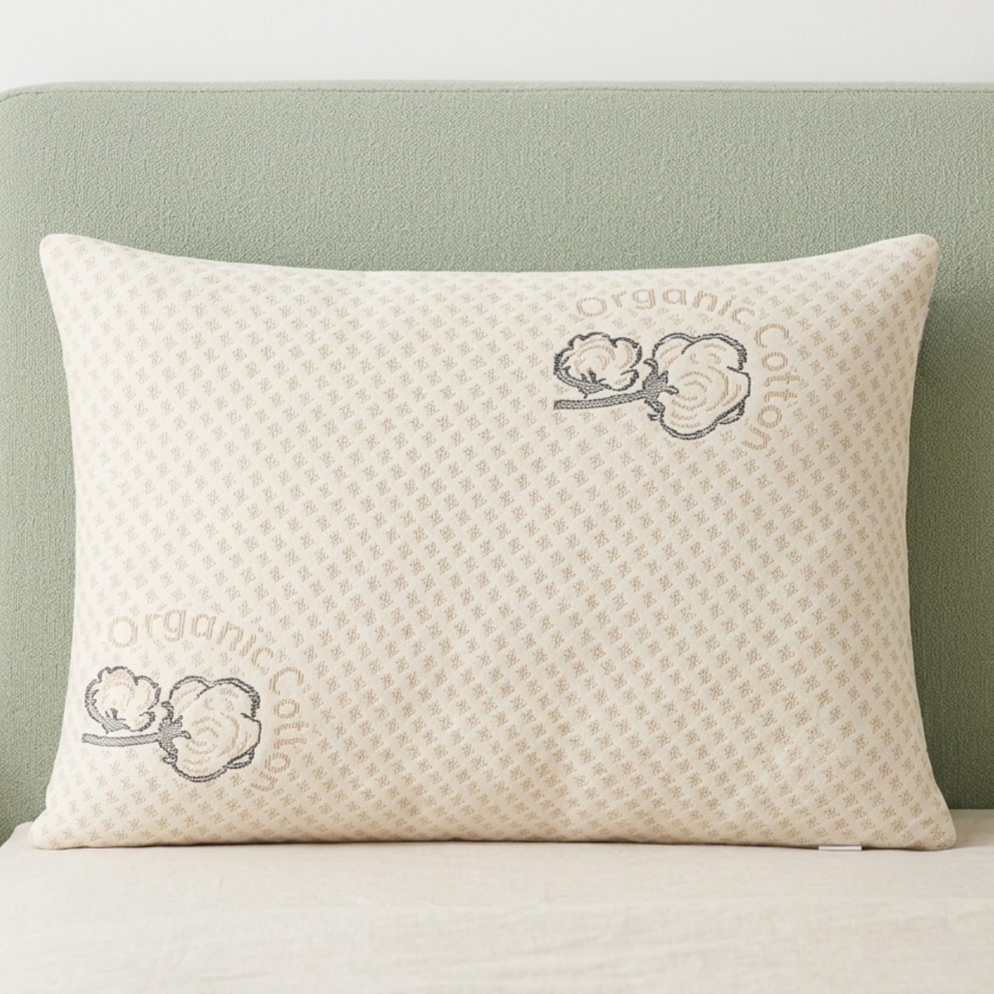 Epicasa Adjustable Organic Cotton Pillow | 250 GSM Shell | Customisable Fill for Perfect Height & Firmness | Breathable & Skin-Soft | Fine Denier Fibre Fill | 100g Free Fibre Included-image-41