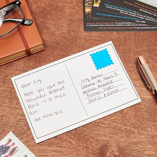 Miniatura 2 de Pipilo Press Travel Fun Fact Postales  Tarjetas postales educativas de viaje para profesores  Postales de aprendizaje para niños a granel para