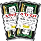 A-Tech 16GB (2x8GB) DDR3/DDR3L 1600MHz PC3L-12800 (PC3-12800) CL11 SODIMM 2Rx8 1.35V 204-Pin Non-ECC SO-DIMM Laptop, Notebook RAM Memory Modules
