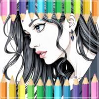Chic Woman Coloring Book Fun Creative Pages