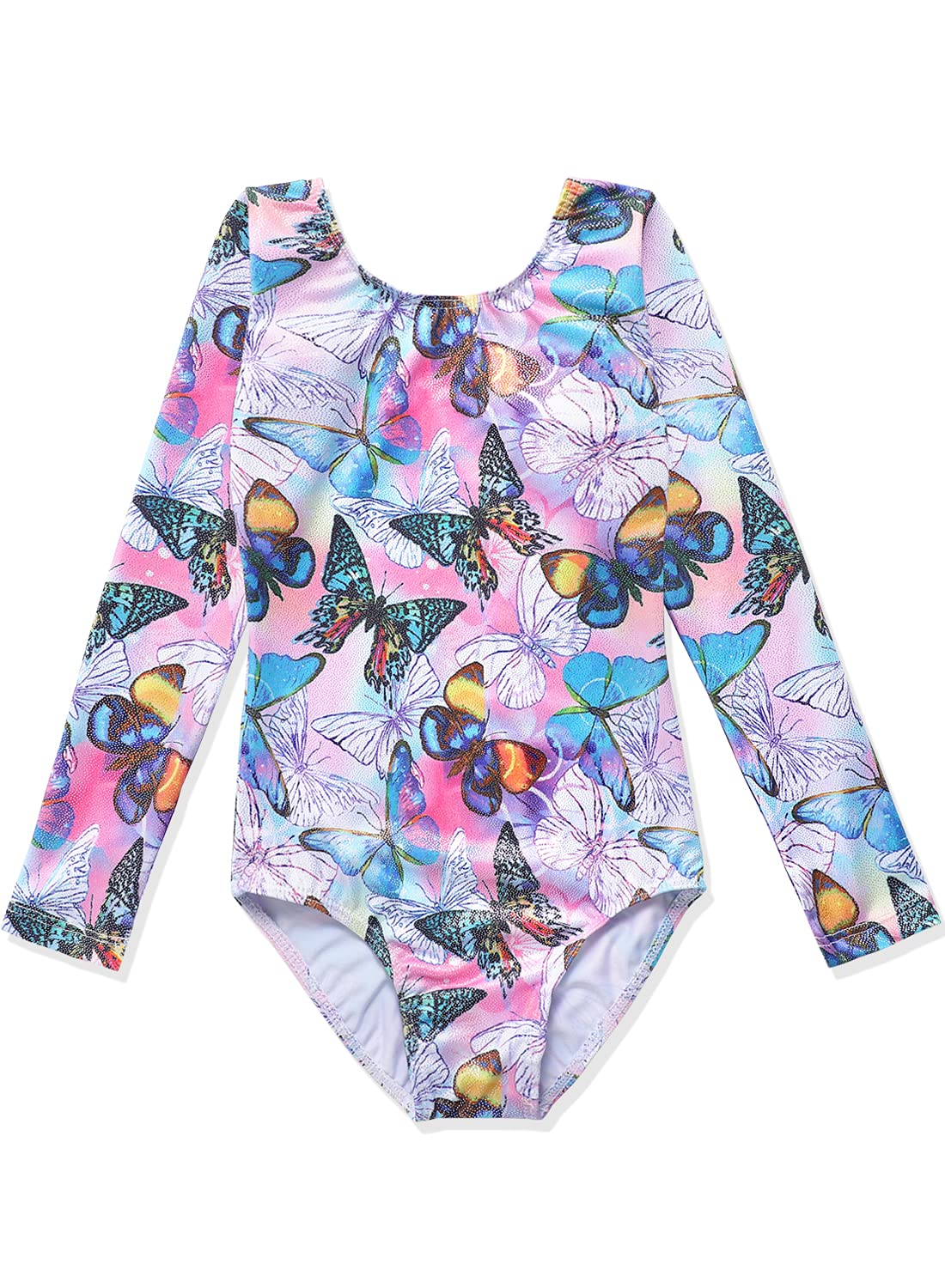 Butterfly Leotards For Girls Gymnastics Long Sleeve 4t