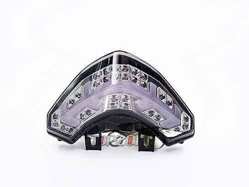 Miniatura 4 de TOPZONE Luz trasera de freno LED luz trasera +señal de giro integrada para Ducati 2010-2014 MULTISTRADA 1200 y 1200 ABS 1200S GT y 1200 S ABS