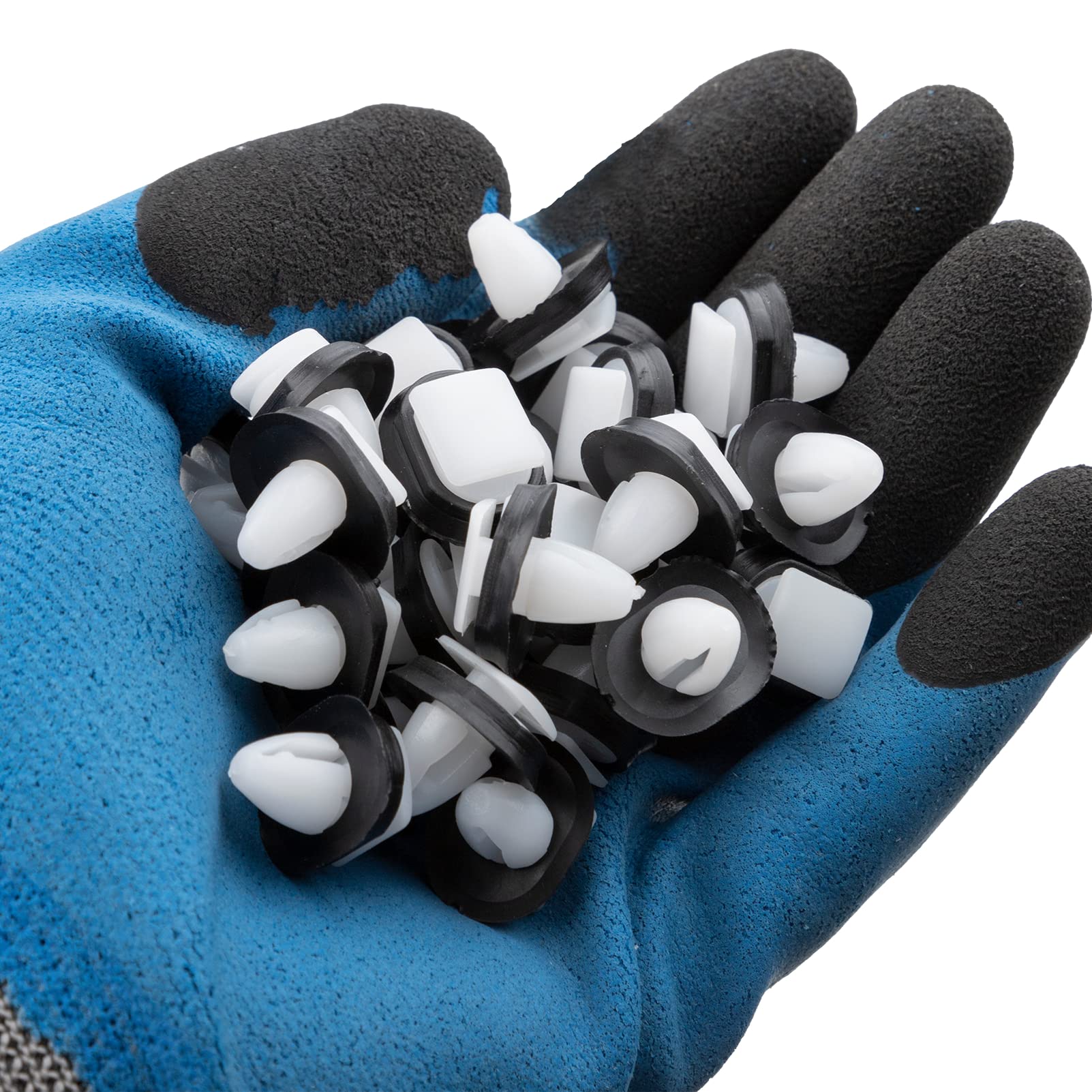 Lot de 50 clips de garniture de porte de voiture - Ensemble de supports, panneau latéral extérieur, pare-chocs pour F-i-a-t Ducato NOV30 856543 71728806